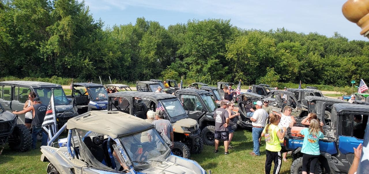 Miles Legion and Sabula VFW Hosted Side by Side Ride Fundraiser