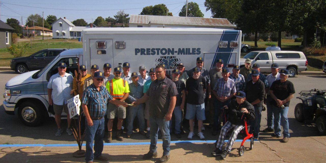 Miles Legion Supports the Ambulance LifePak Fundraiser