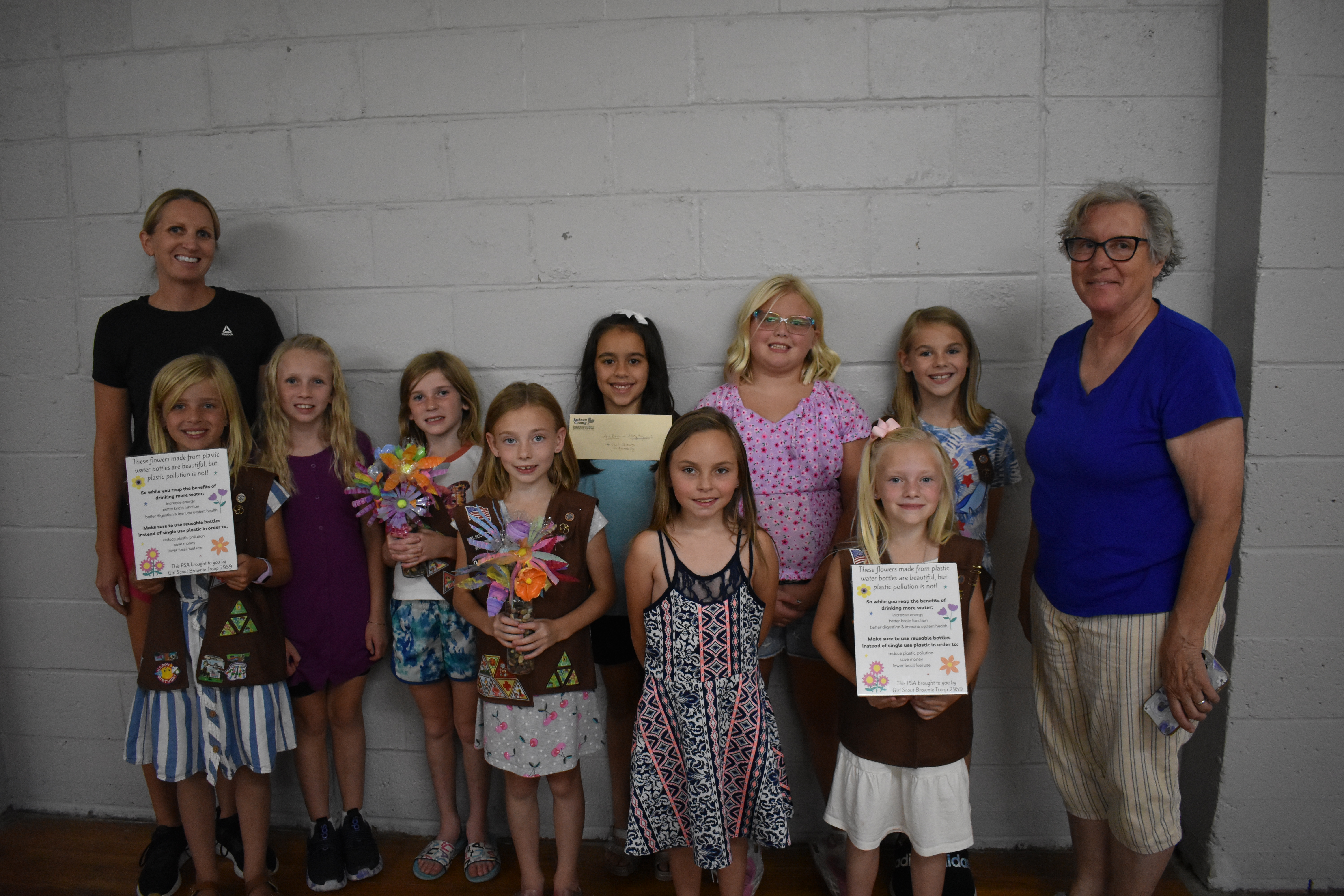 Local Girl Scouts Recognized for Their Recycling and Water Promotion Project