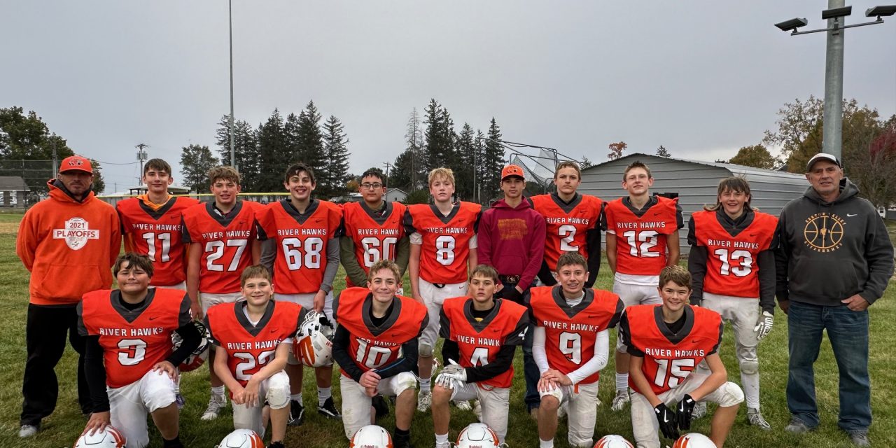 Easton Valley Junior High Boys Romp over Midland Eagles 78-12 to Finish off Undefeated Season!