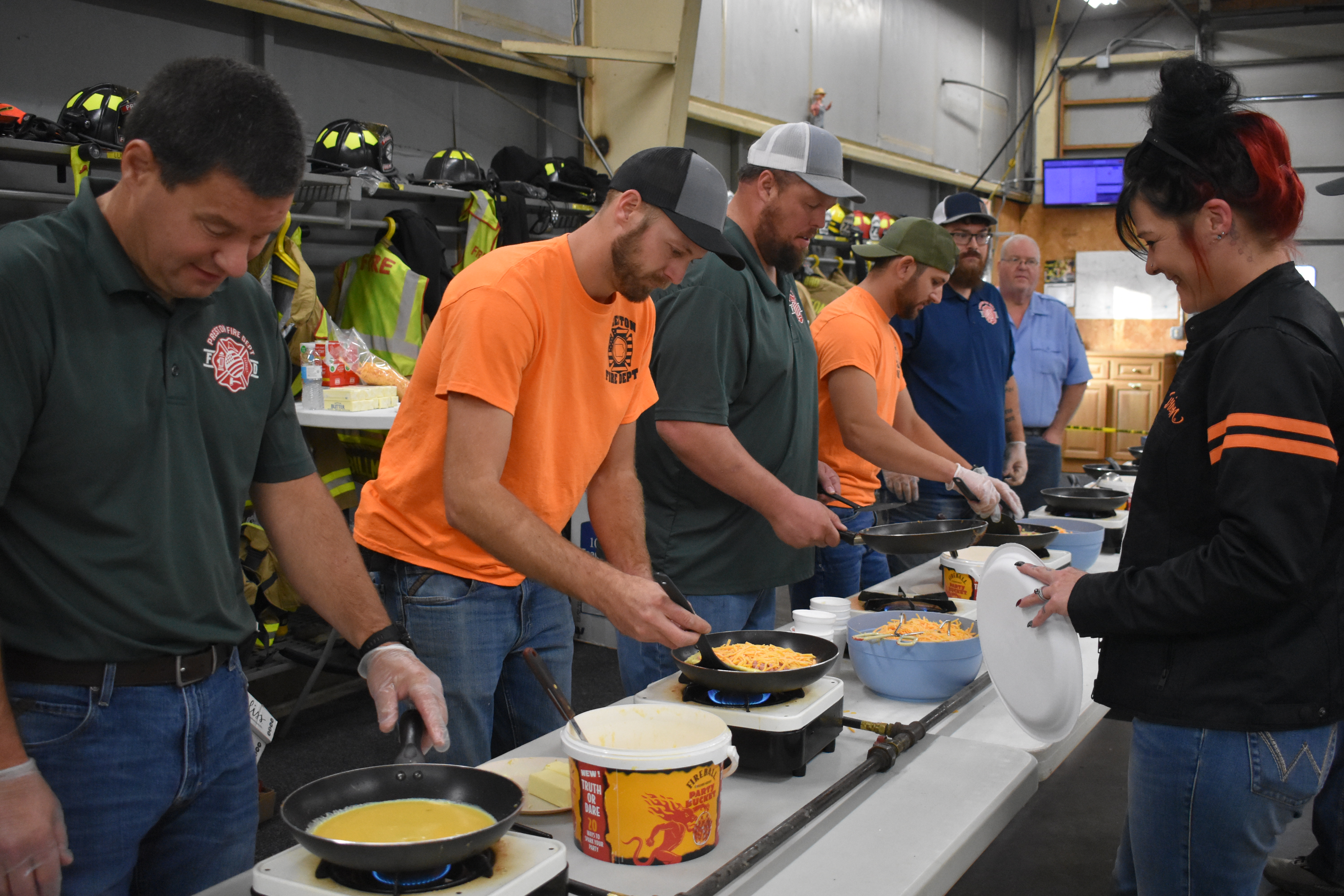 Preston Firemen Holds Annual Omelet Breakfast