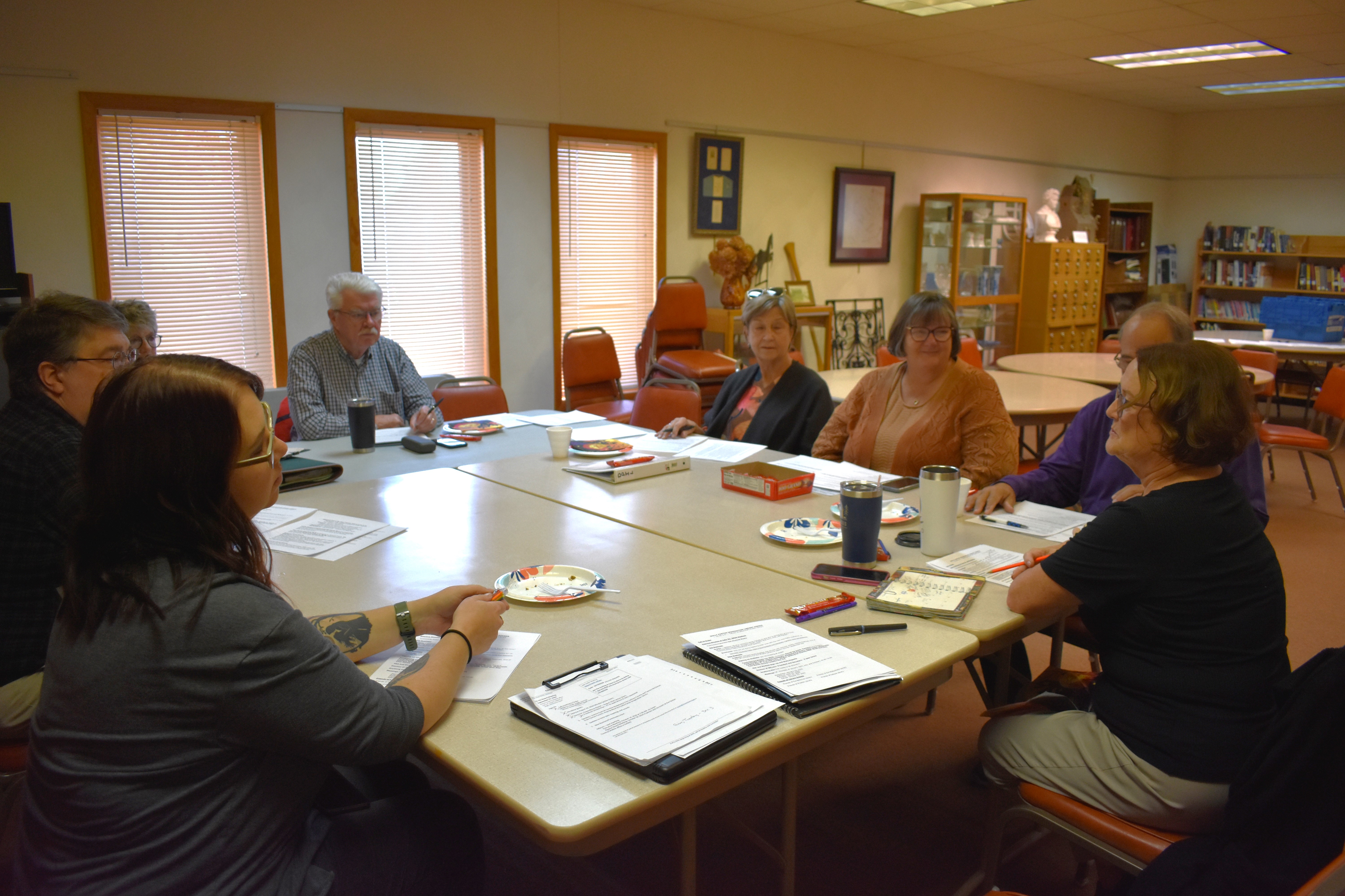 Dolly Parton Imagination Library Board Met at Krabbenhoft Public Library