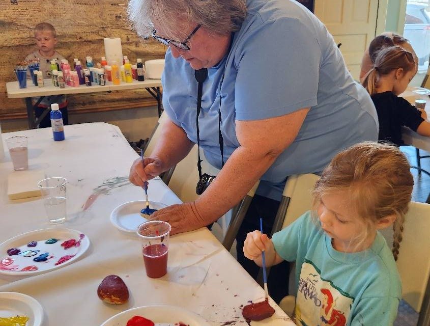 2nd Annual Rock Painting Day Held at the Old City Hall
