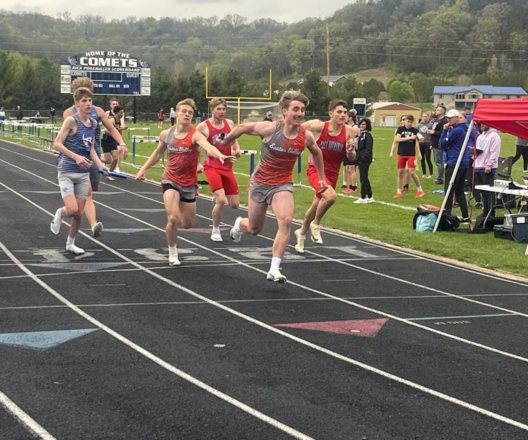 Boys Track Team Wrap Up Week with Success at North Cedar Invitational and Comet Relays in Bellevue