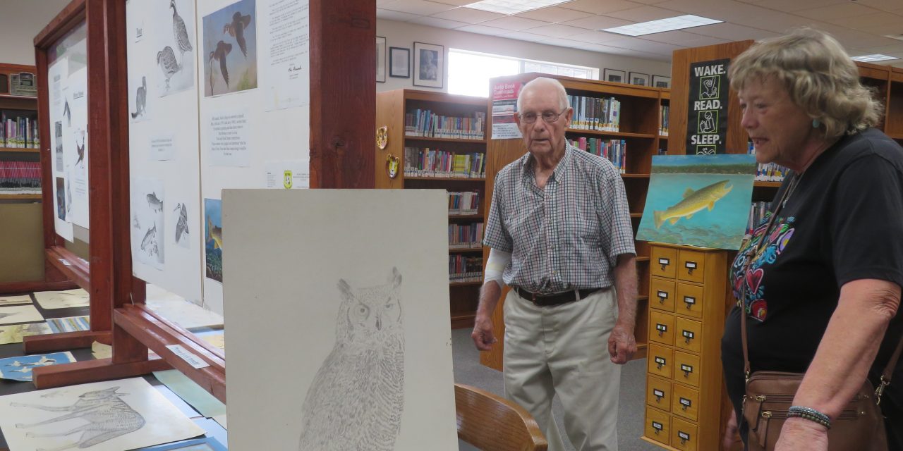 Wildlife Art Exhibit at the Preston Public Library Continues