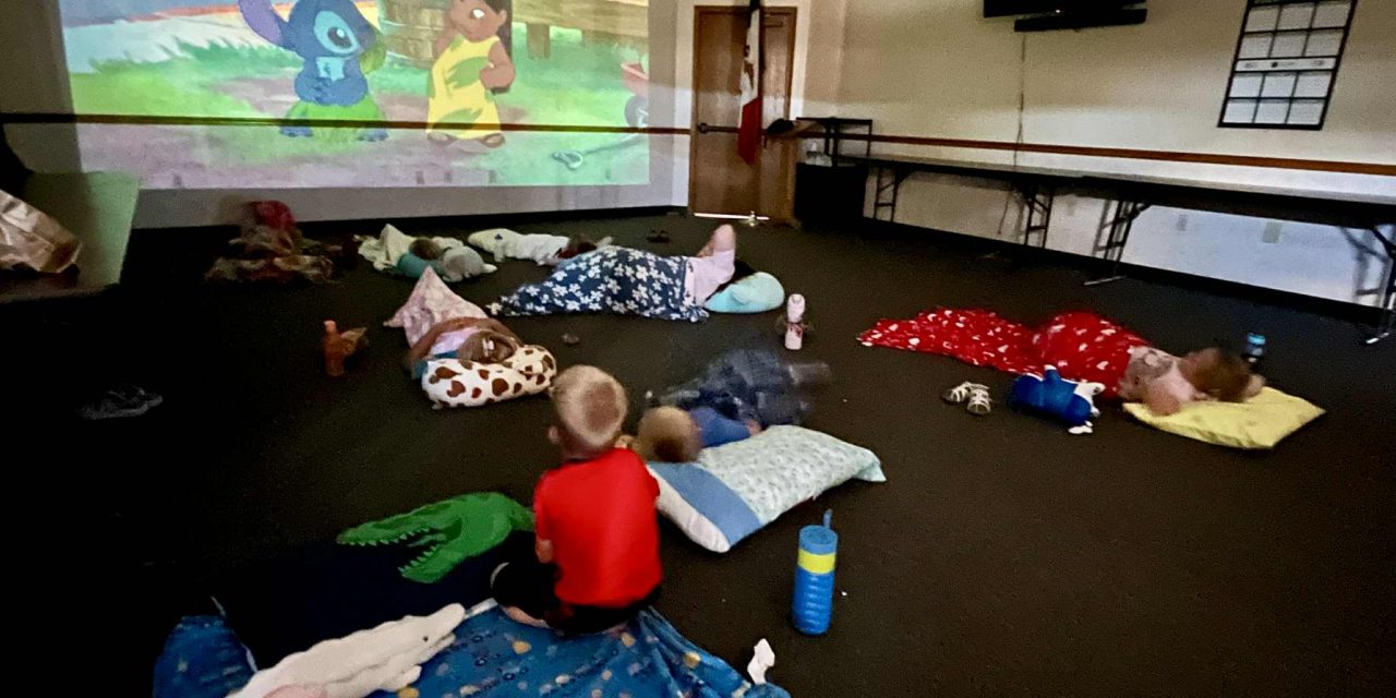 City Council Chamber Turned Summertime Movie Theater