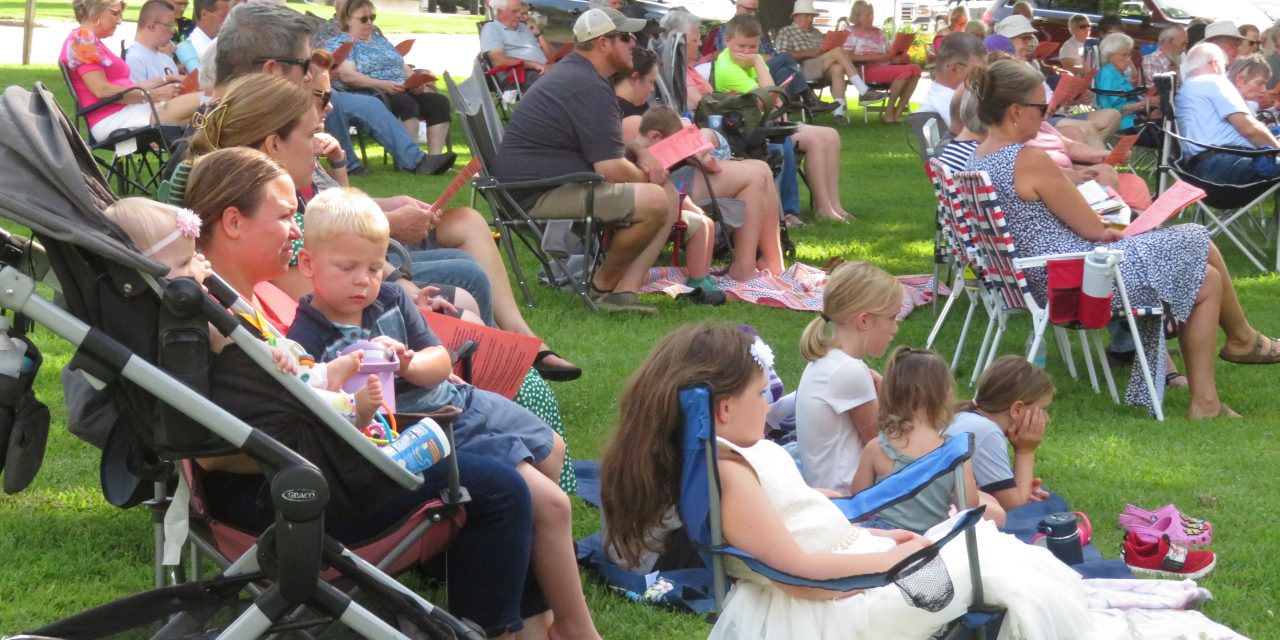 Ecumenical Bluegrass Church Service was Held at Twogood Park